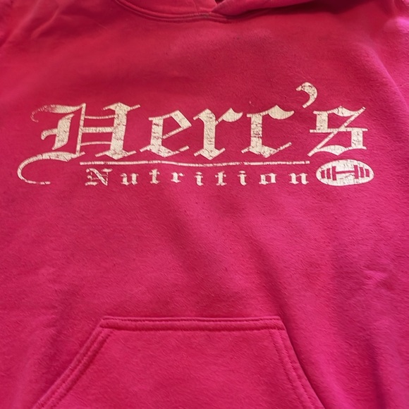 Herc's Nutrition Pink Hoodie - Small - Picture 10 of 11